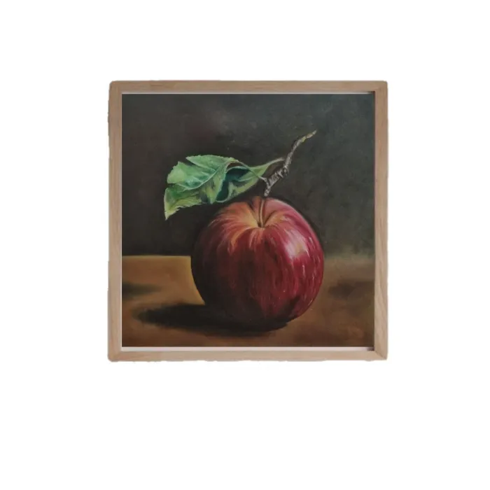 تابلو نقاشی سیب سبک رئال