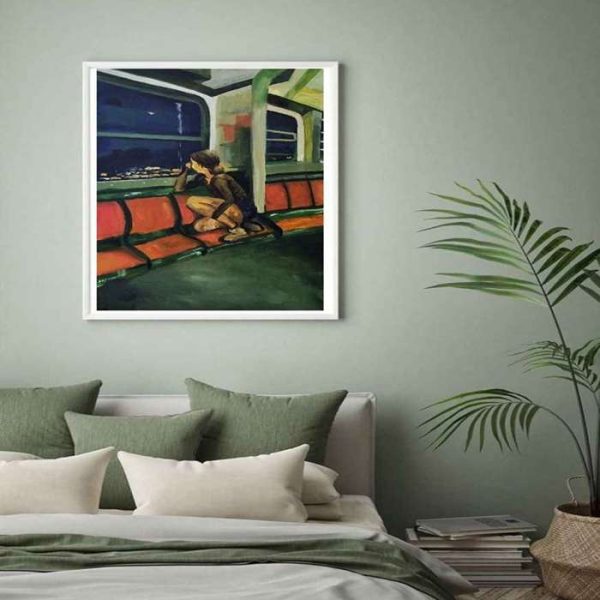 تابلو نقاشی دختر مناسب اتاق نوجوان