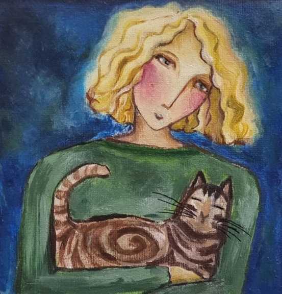 نقاشی چهره رنگ روغن