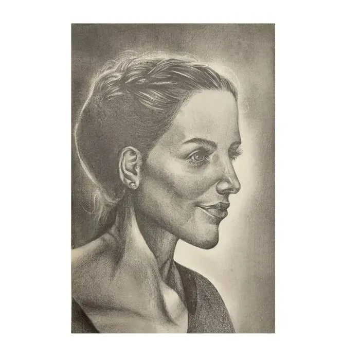 طراحی چهره دختر